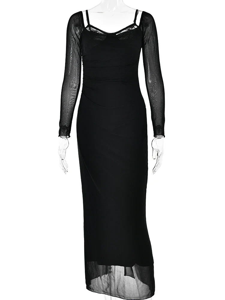 Katrin Black Dress - Image 2