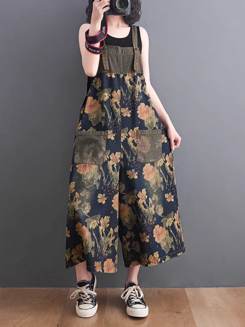Keep Your Dream Beautiful Denim Dungarees - Image 2