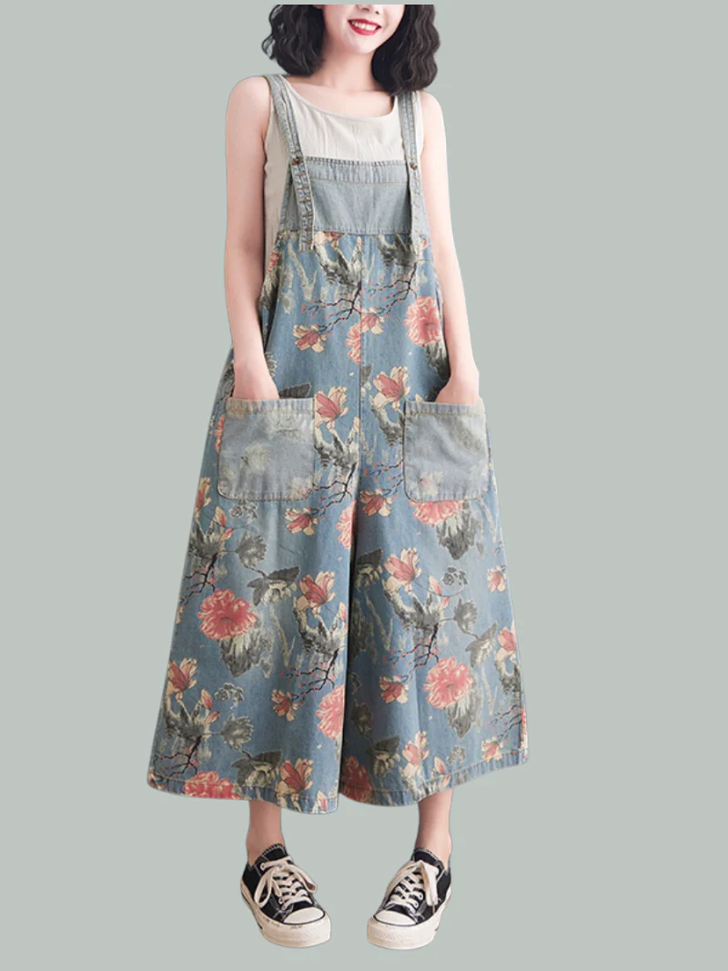 Keep Your Dream Beautiful Denim Dungarees - Image 4