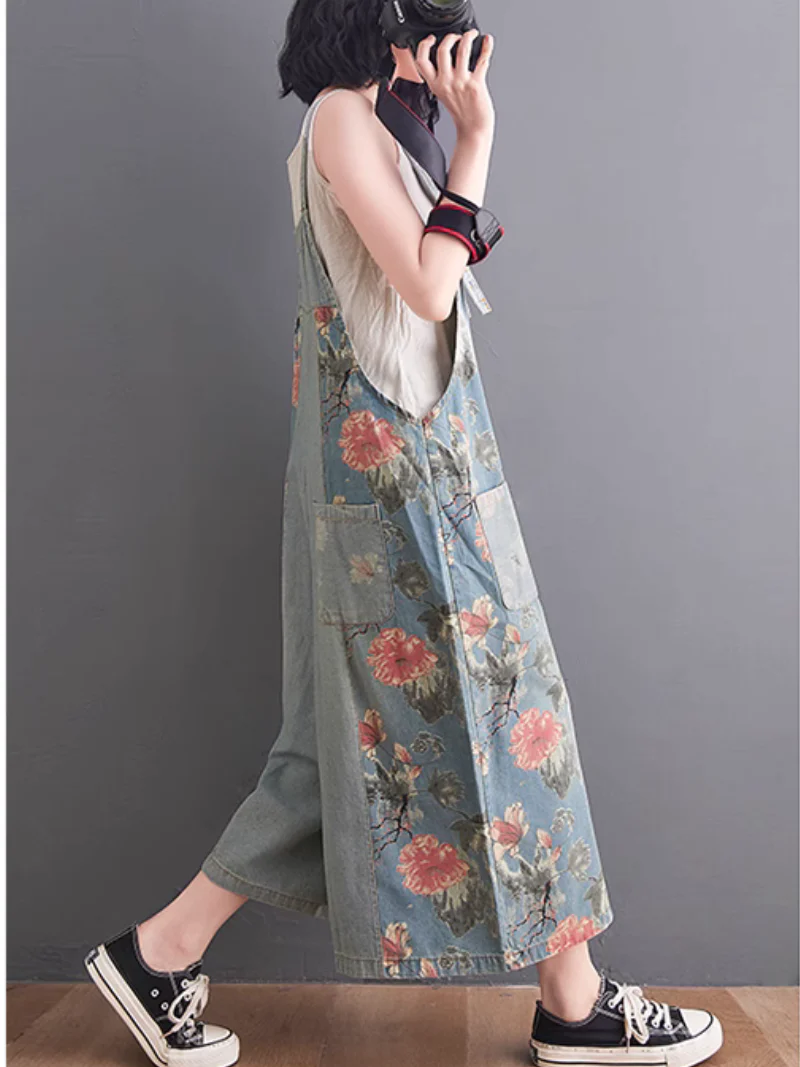 Keep Your Dream Beautiful Denim Dungarees - Image 6