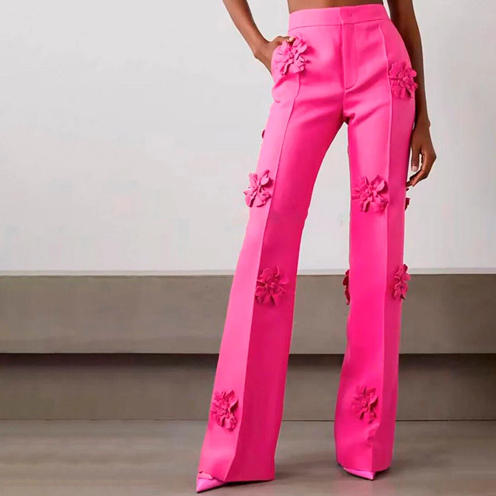 HOTARU FLowER DECORATED PANTS and Blazer SET - Image 5
