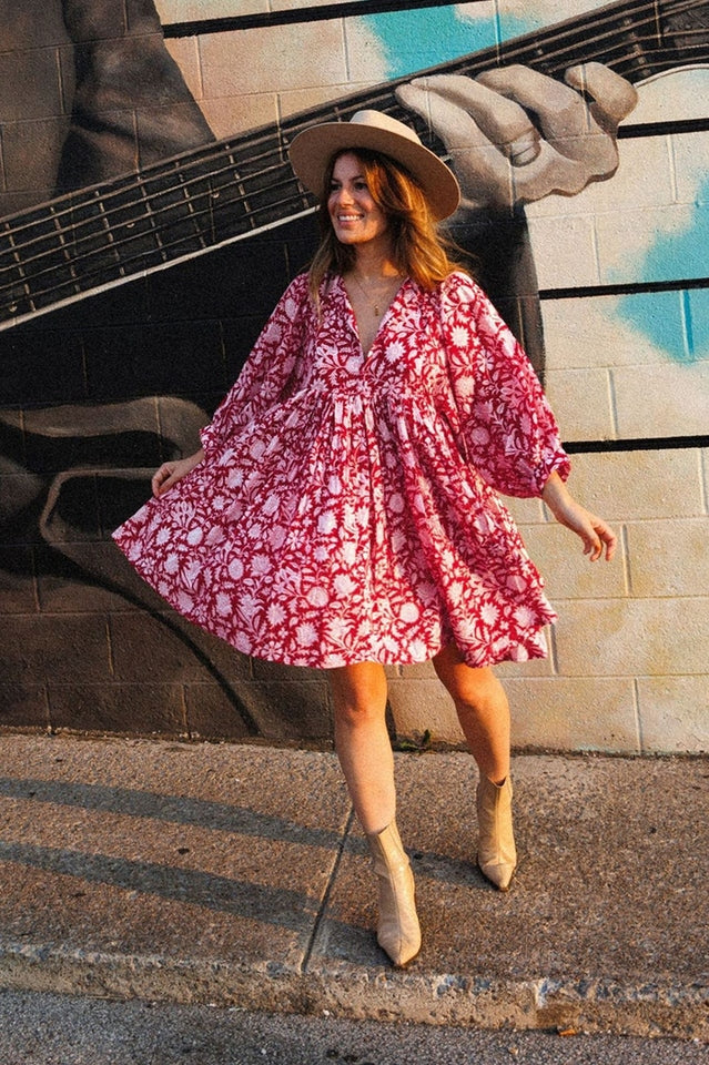 Kyra Mini Boho Dress - Image 10