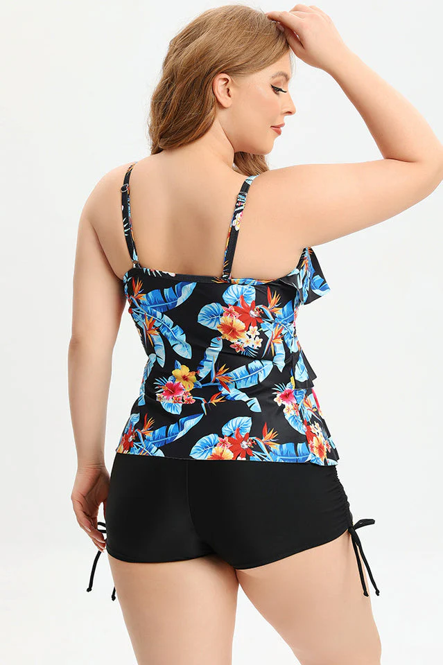 (L-5XL) Plus Size Tankini Swimsuit - Image 12