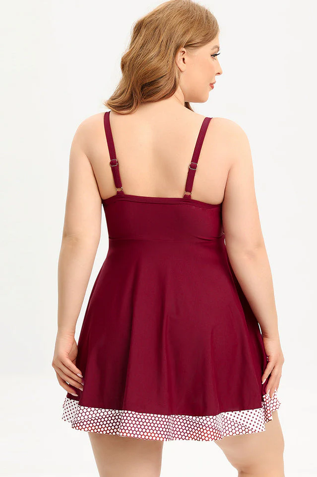 (L-5XL) Plus Size Tankini Swimsuit - Image 2