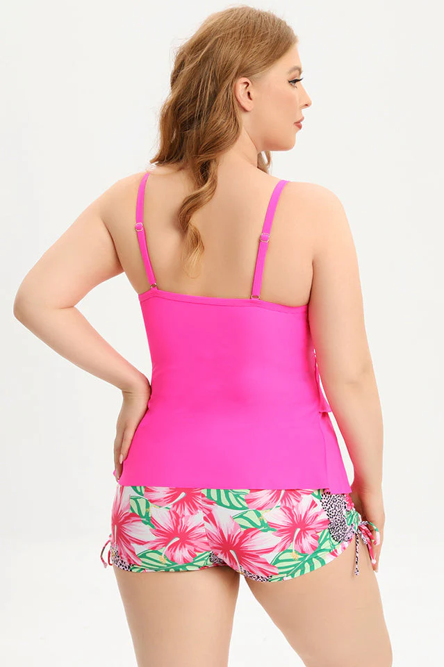 (L-5XL) Plus Size Tankini Swimsuit - Image 2