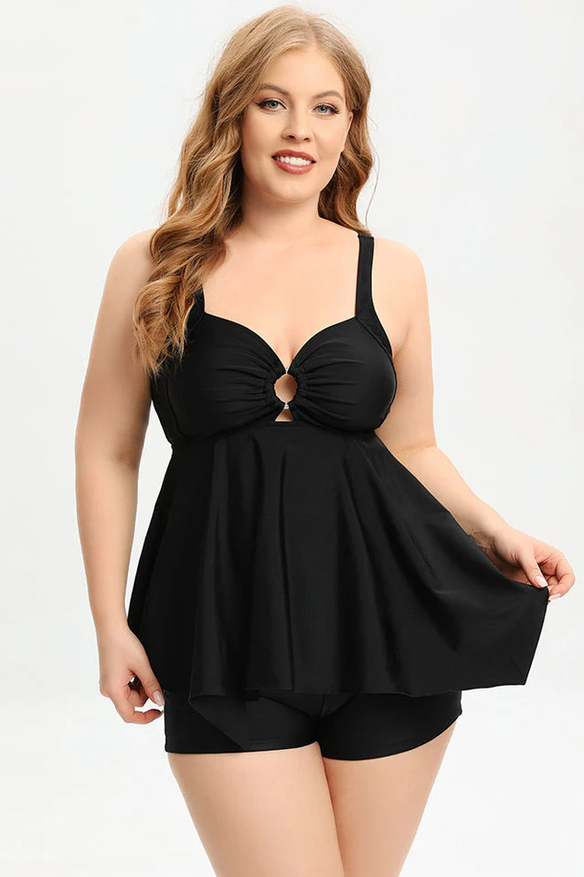 (L-5XL) Plus Size Tankini Swimsuit - Image 5