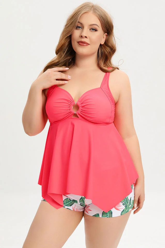(L-5XL) Plus Size Tankini Swimsuit - Image 9