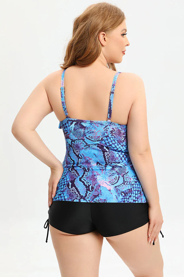 (L-5XL) Plus Size Tankini Swimsuit - Image 6