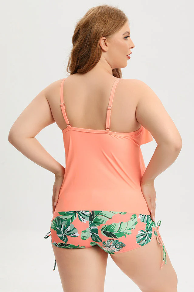 (L-5XL) Plus Size Tankini Swimsuit - Image 8