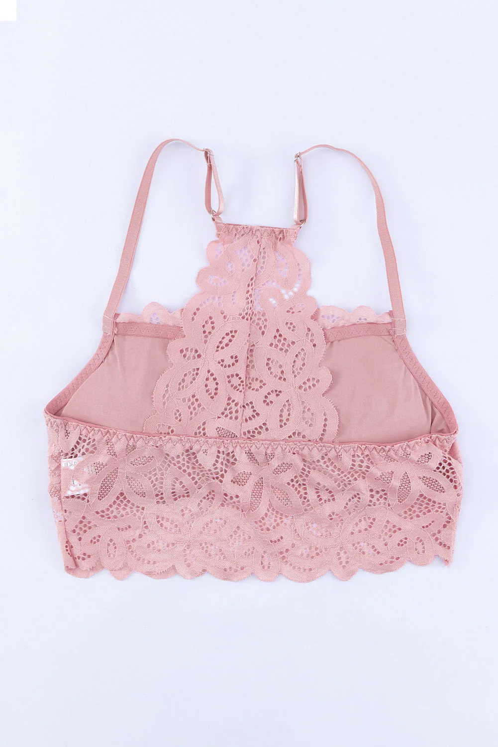 Lace Floral Crochet Spaghetti Strap Bralette - Image 18