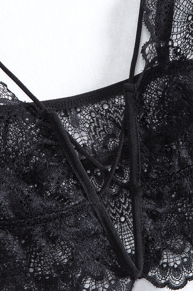 Lace Halter Sexy Lingerie Set - Image 13