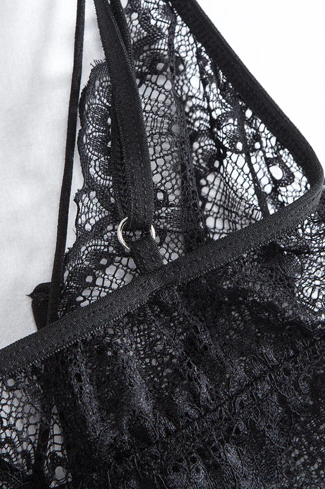 Lace Halter Sexy Lingerie Set - Image 16