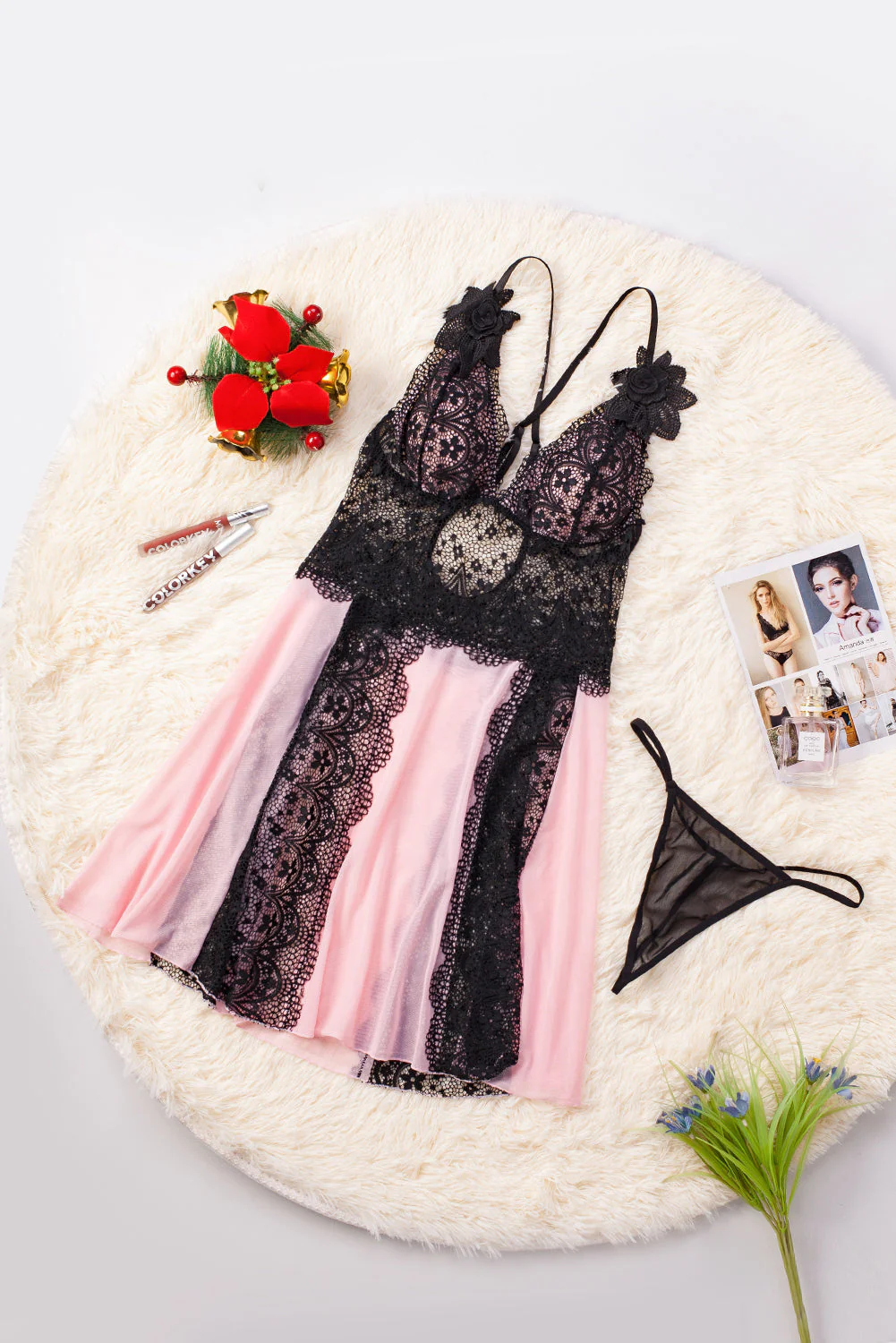 Lace Nightdress Babydoll - Image 15