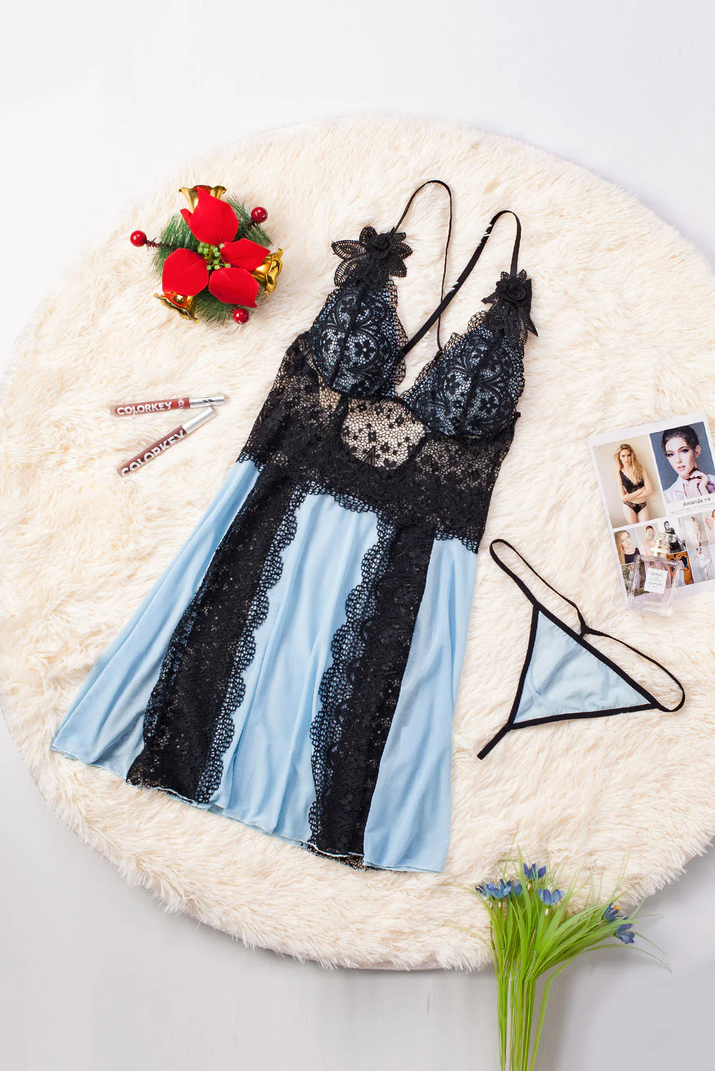 Lace Nightdress Babydoll - Image 52