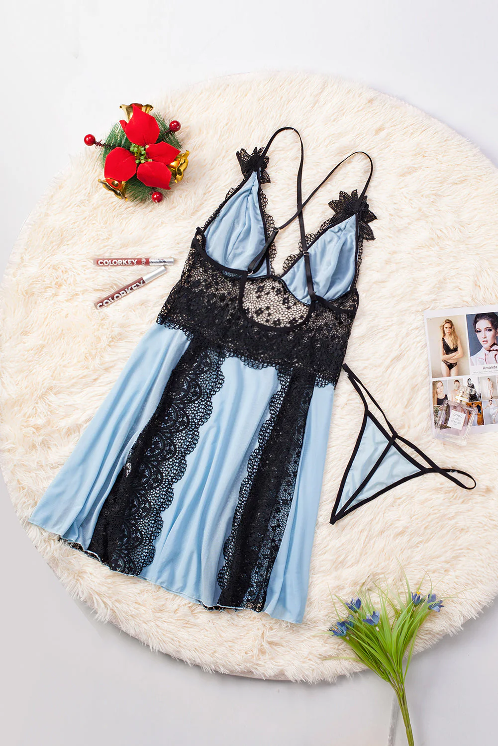 Lace Nightdress Babydoll - Image 54