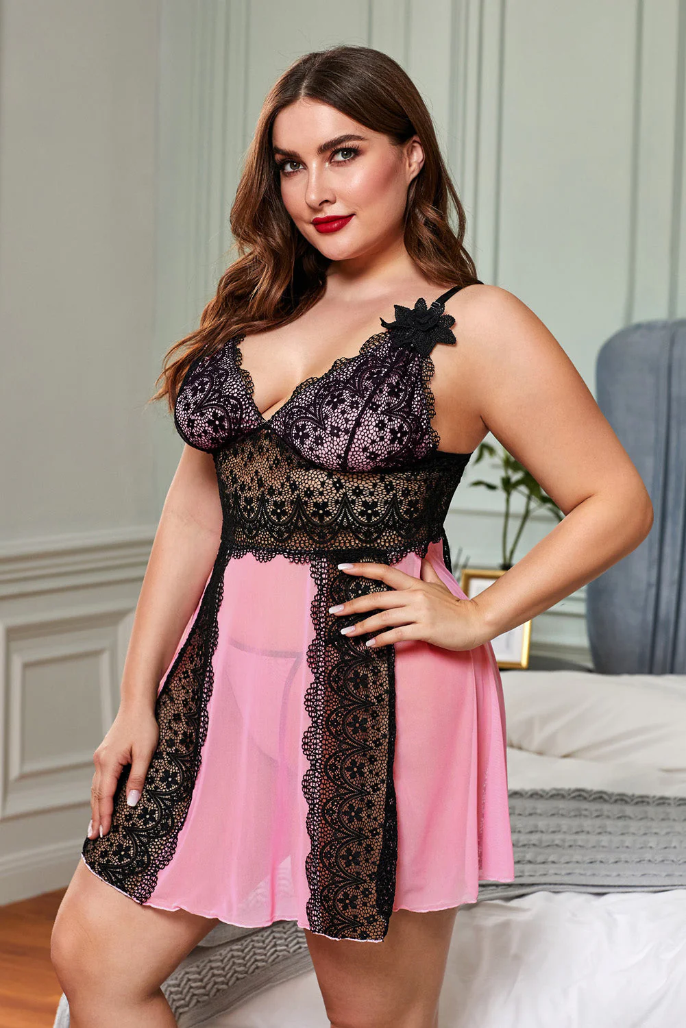 Lace Nightdress Babydoll - Image 8