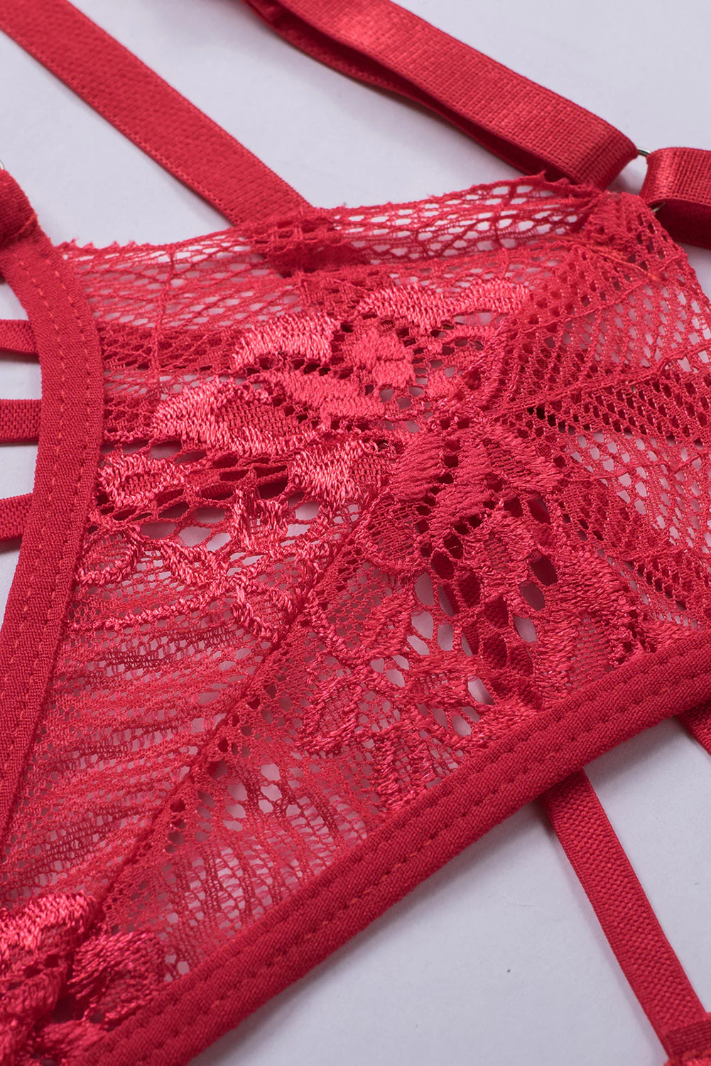 Lace Open Back Two-Piece Bralette Set - Image 28