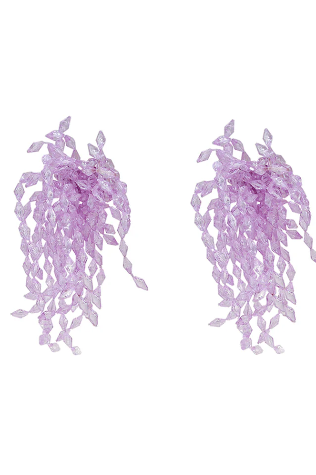 Lavender Diamond Earrings - Image 10