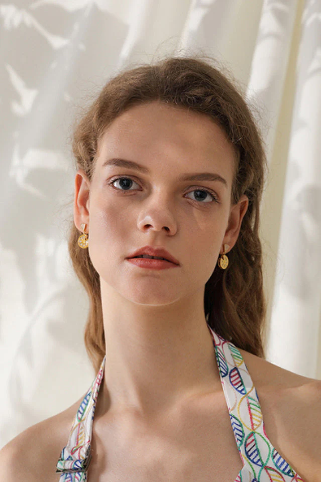 Lemon Slice Pendent Earrings - Image 3