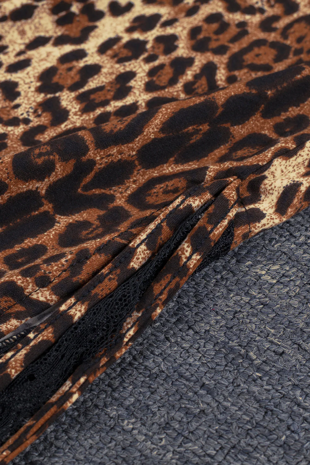 Leopard Animal Print Babydoll Lingerie Dress - Image 10