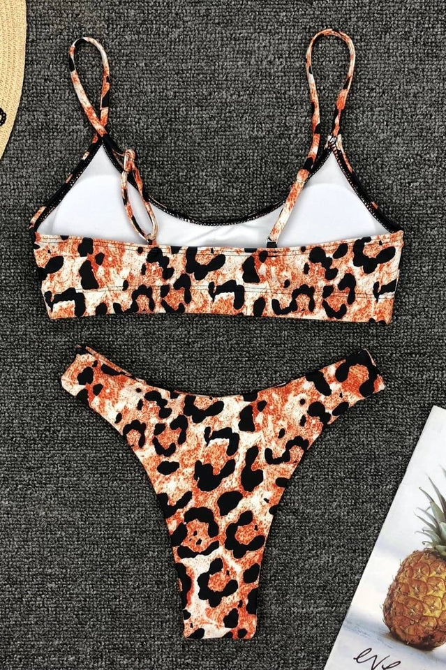 Leopard Print Bikini Set (Multicolor) - Image 22