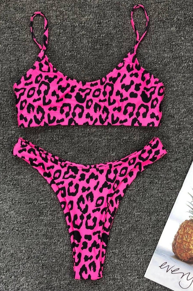 Leopard Print Bikini Set (Multicolor) - Image 23