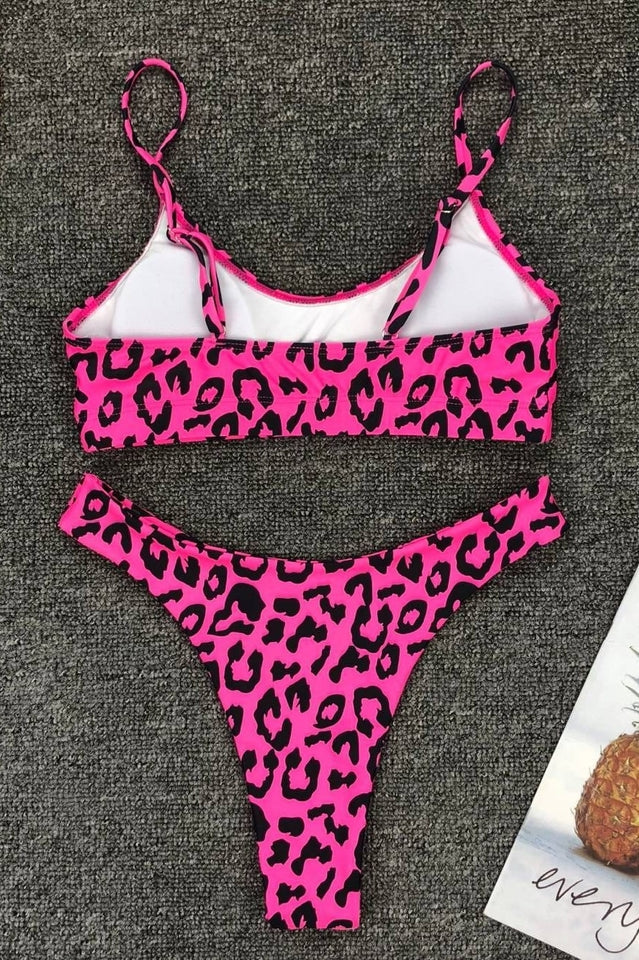 Leopard Print Bikini Set (Multicolor) - Image 24