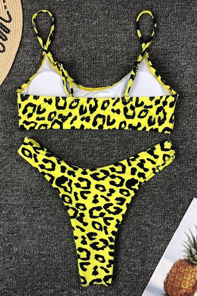 Leopard Print Bikini Set (Multicolor) - Image 26