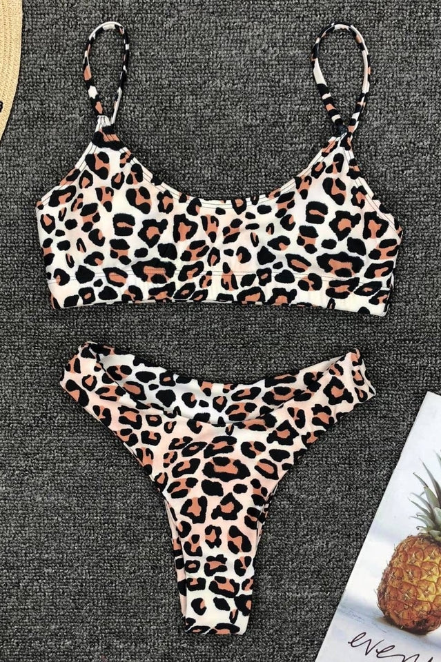 Leopard Print Bikini Set (Multicolor) - Image 27