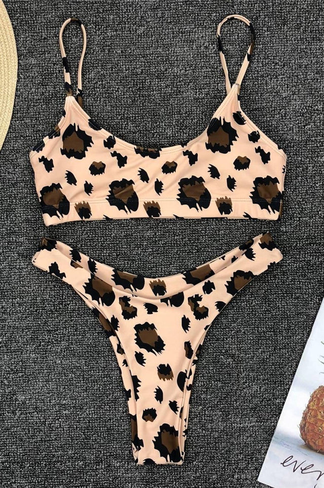 Leopard Print Bikini Set (Multicolor) - Image 30