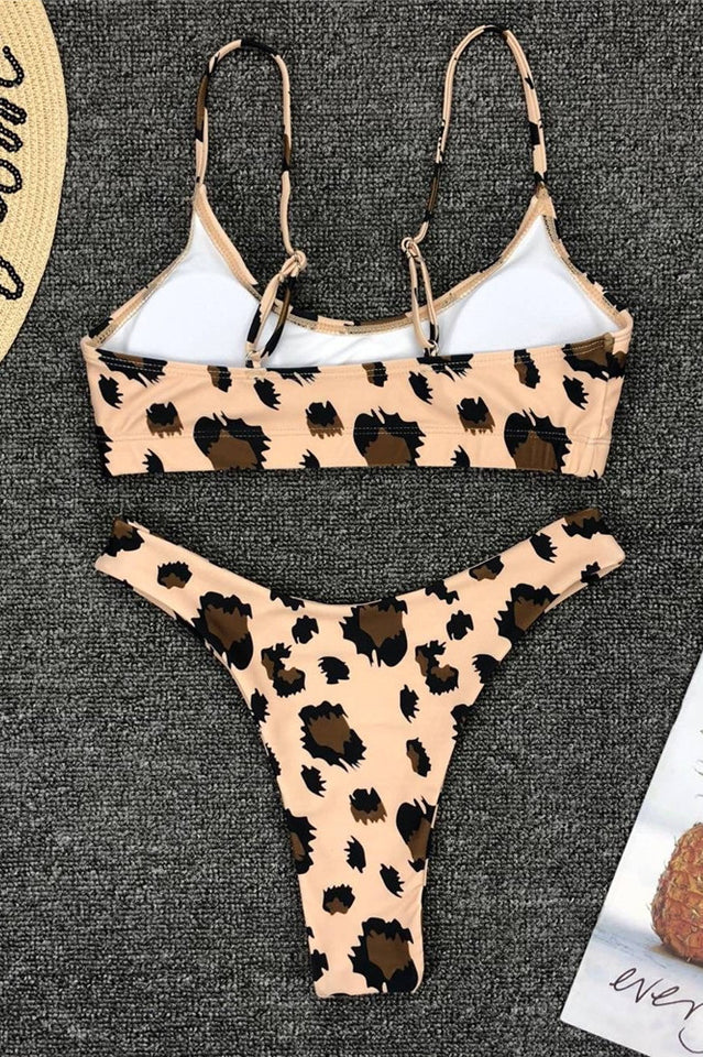 Leopard Print Bikini Set (Multicolor) - Image 31