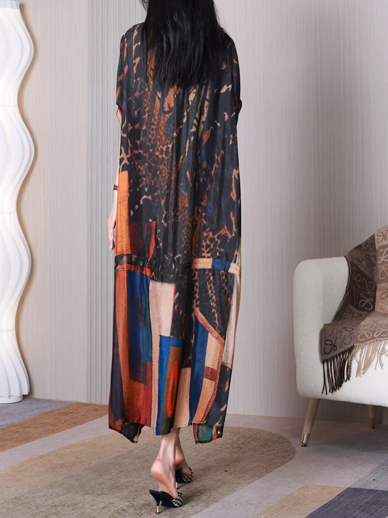 Let Her Go Round Neck A-line Dress - Image 3
