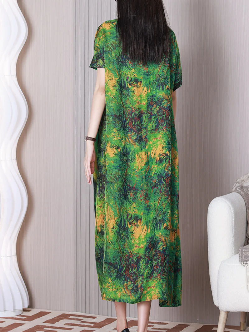 Let Her Go Round Neck A-line Dress - Image 2