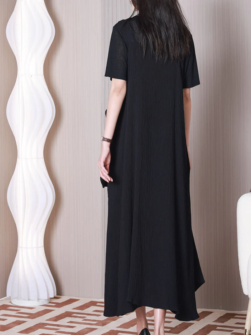 Like A Dream  Round Neck A-line Dress - Image 7