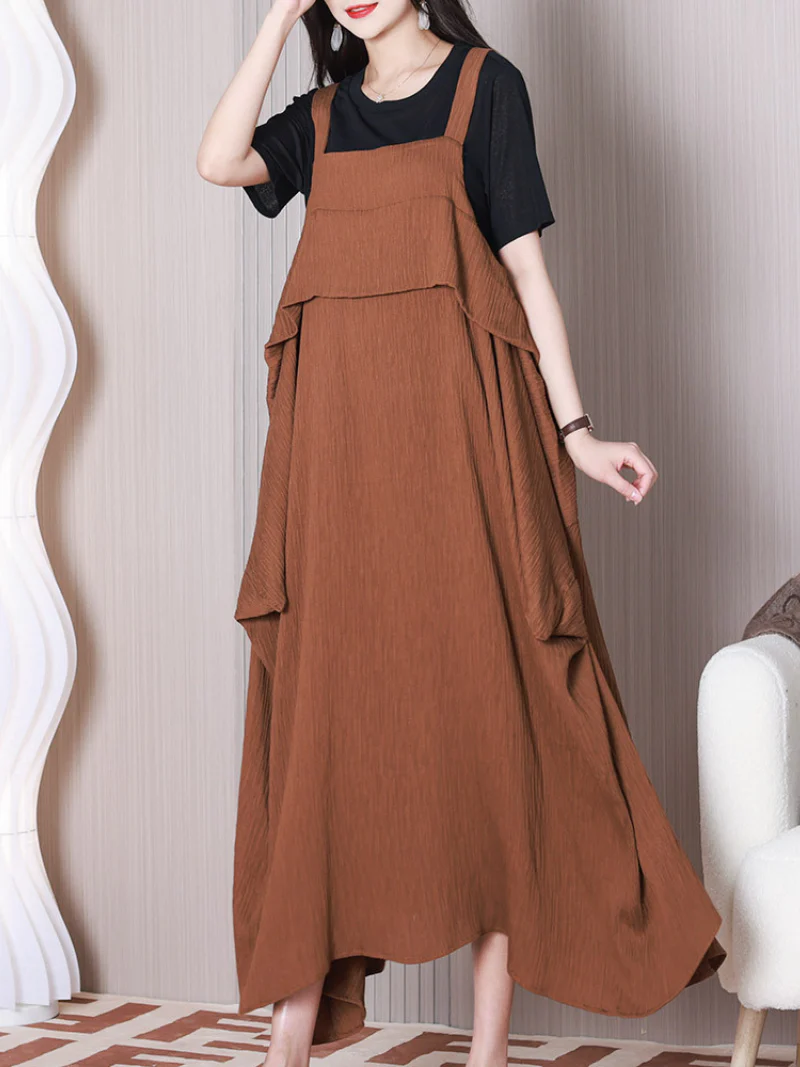 Like A Dream  Round Neck A-line Dress - Image 8