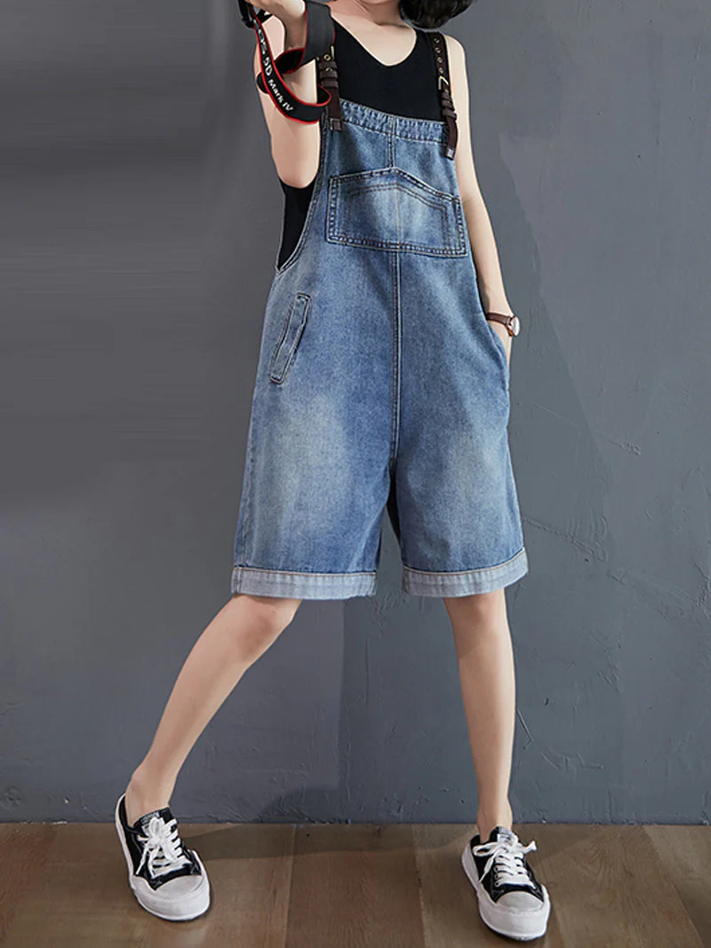 Like A Wind Short Overall Dungaree - Image 3