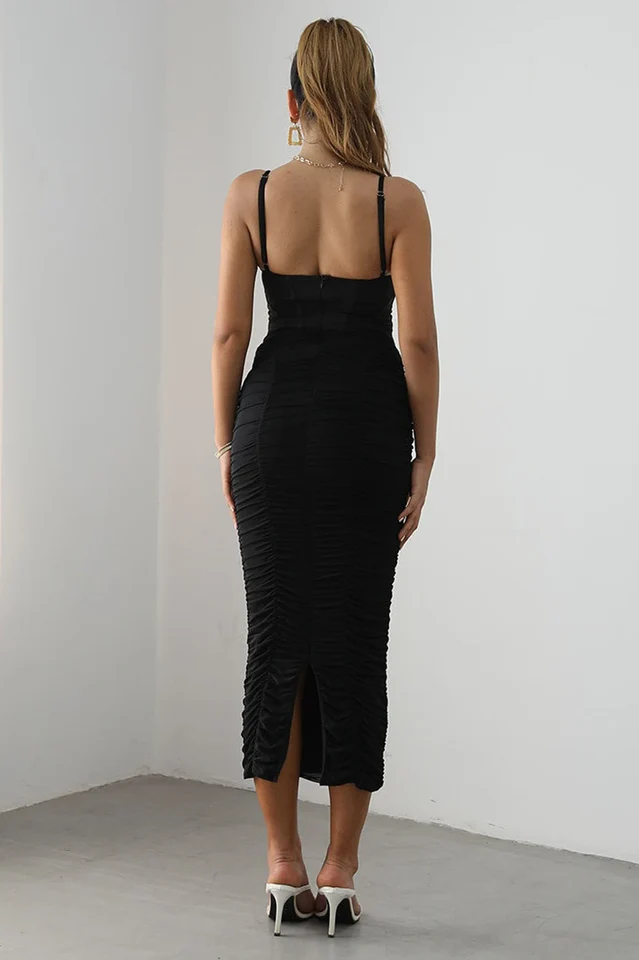 Lilian Corset Midi Dress - Image 12