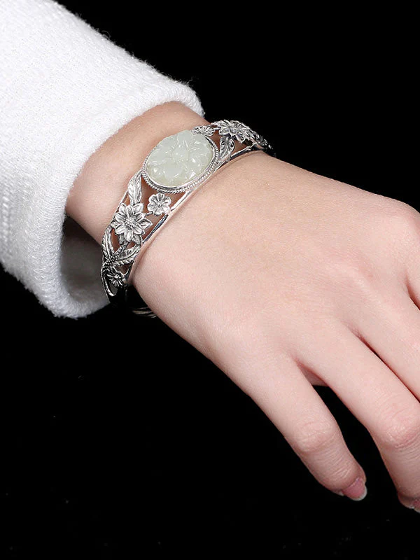 Linked Lively Handcuff Bracelet - Image 5