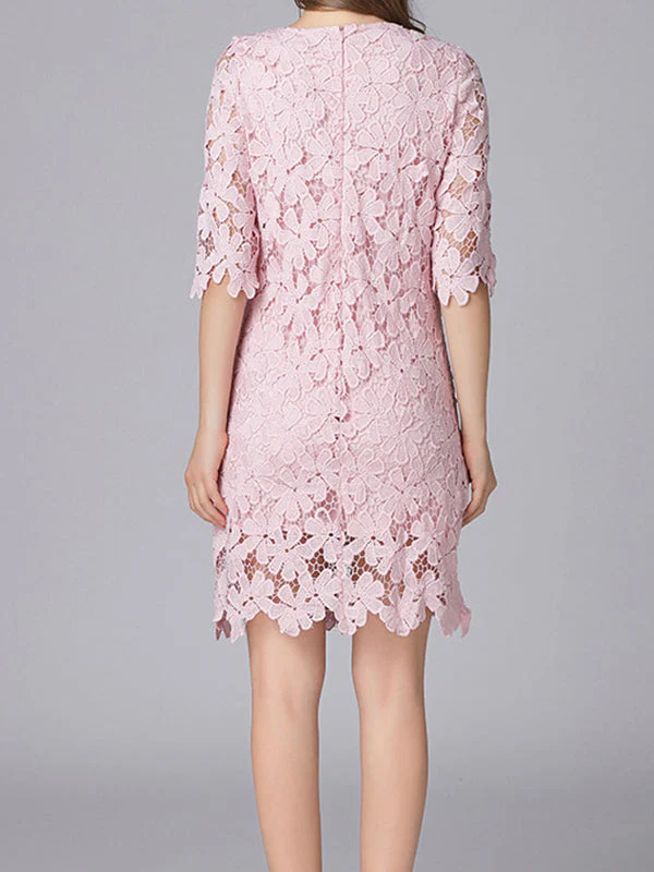 Linking Floral Lace Dress - Image 2