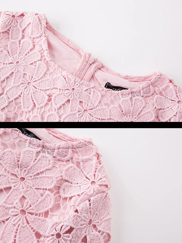 Linking Floral Lace Dress - Image 6