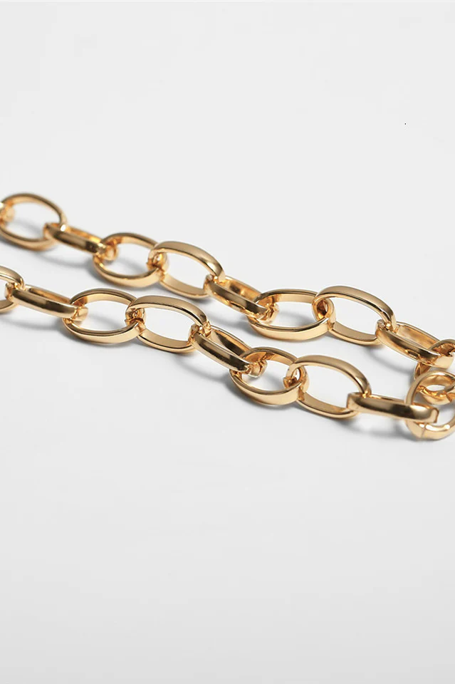 Lock Pendant Link Chain Necklace - Image 6