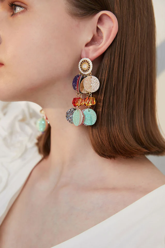 Long Tassel Earrings - Image 3
