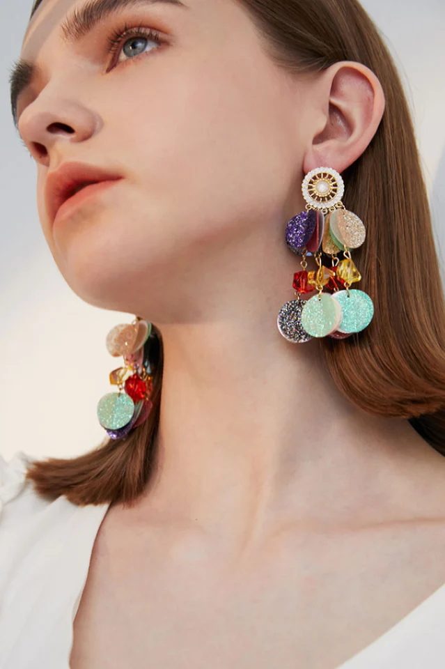 Long Tassel Earrings - Image 5