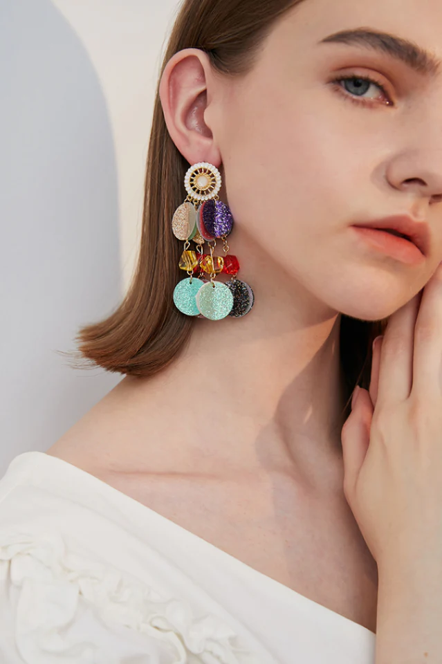 Long Tassel Earrings - Image 6
