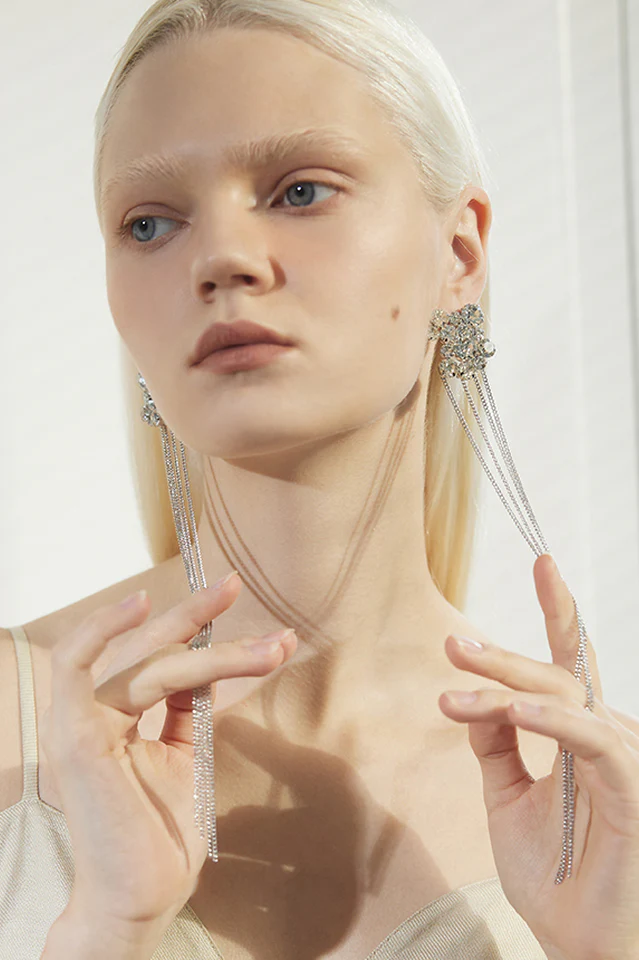 Long Tassel Earrings - Image 2