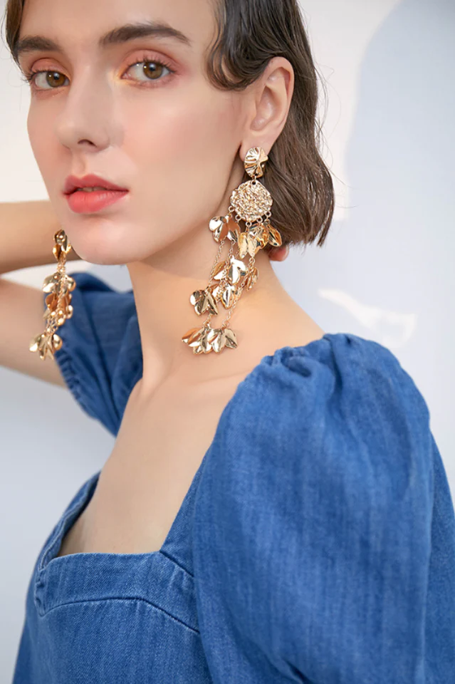 Long Tassel Earrings - Image 3