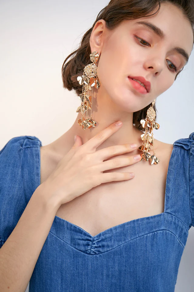 Long Tassel Earrings - Image 6