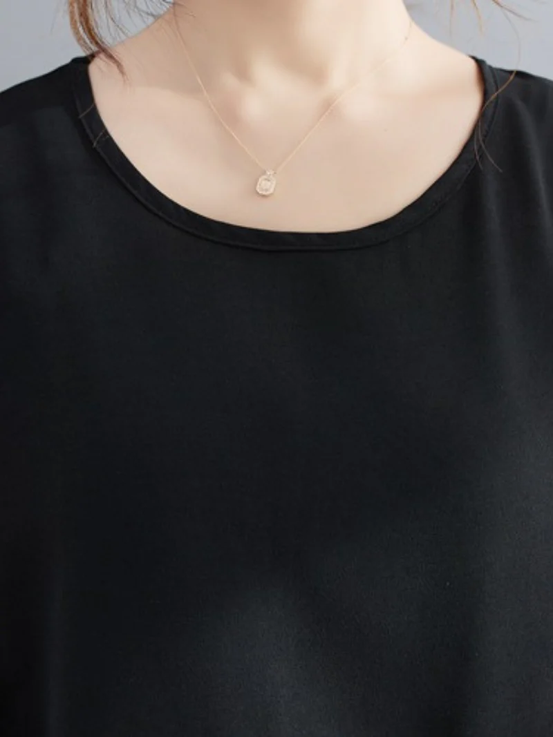 Look At The Sky Round Neck Loose Top - Image 2