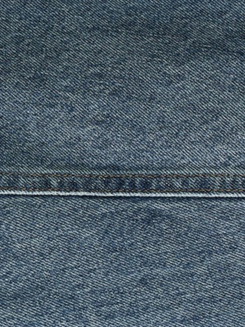 Look Good Denim High Waist Cropped Overall Dungarees - Image 2