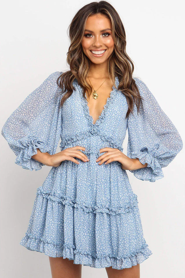 Loose Boho Midi Dress - Image 9